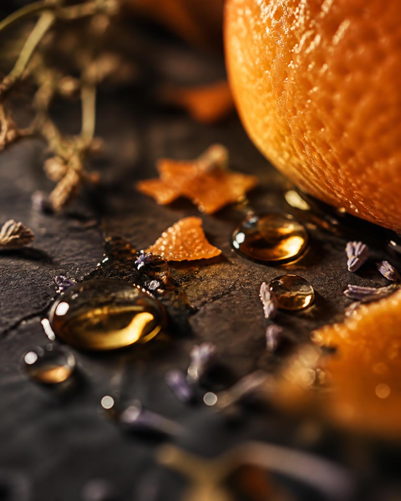 Citrus + Oils botanical macro